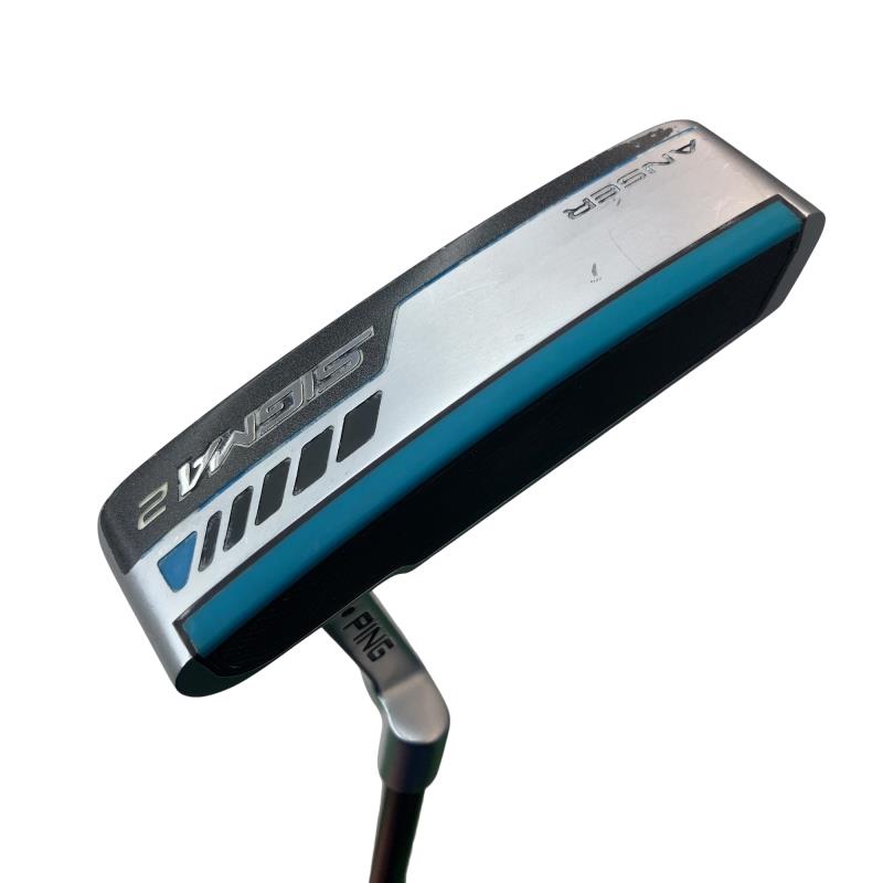 【中古】 ピン SIGMA 2 ANSER プラチナム 34インチ(PP58) パター PT オリジナルカーボン (フレックスその他) メンズ 男性用 右利き 右用 Cランク ゴルフクラブ