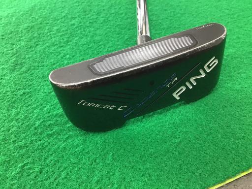 【中古】 ピン CADENCE TR Tomcat C(黒) 34in パター PT スチール写真 (フレックス余分の物) メンズ 成人男性用 右利き 右用 C位置づける ゴルフ野球クラブ