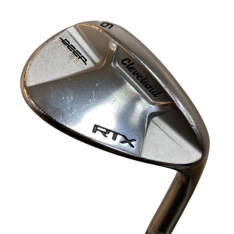 【中古】 クリーブランド Cleveland RTX DEEP FORGED 56°/12° MID ウェッジ WG Dynamic Gold (フレックスS) メンズ 成人男性用 右利き 右用 C価値づける ゴルフ野球クラブ