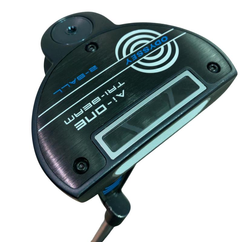 【中古】 オデッセイ Ai-ONE TRI-BEAM 2-BALL CH 34in パター PT STROKE LAB 90 スチール写真 (フレックス余分の物) メンズ 成人男性用 右利き 右用 C序列付ける ゴルフ野球クラブ