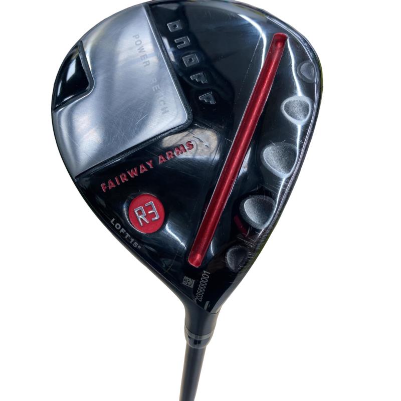 【中古】 ダイワ(グローブライド) ONOFF ARMS(2020) KURO RADICAL SPOON R3W フェアウェイウッド FW 純正特注シャフト (フレックスSR) メンズ 男性用 右利き 右用 Cランク ゴルフクラブ