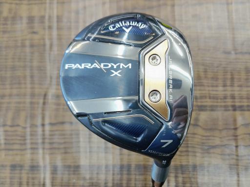 【中古】 キャロウェイ PARADYM X 7W フェアウェイウッド FW リシャフト (フレックスその他) メンズ 男性用 右利き 右用 Cランク ゴルフクラブ