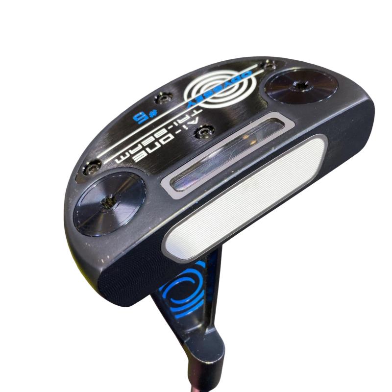 【中古】 オデッセイ Ai-ONE TRI-BEAM #5 34in パター PT STROKE LAB 90 スチール写真 (フレックス余分の物) メンズ 成人男性用 右利き 右用 C序列付ける ゴルフ野球クラブ