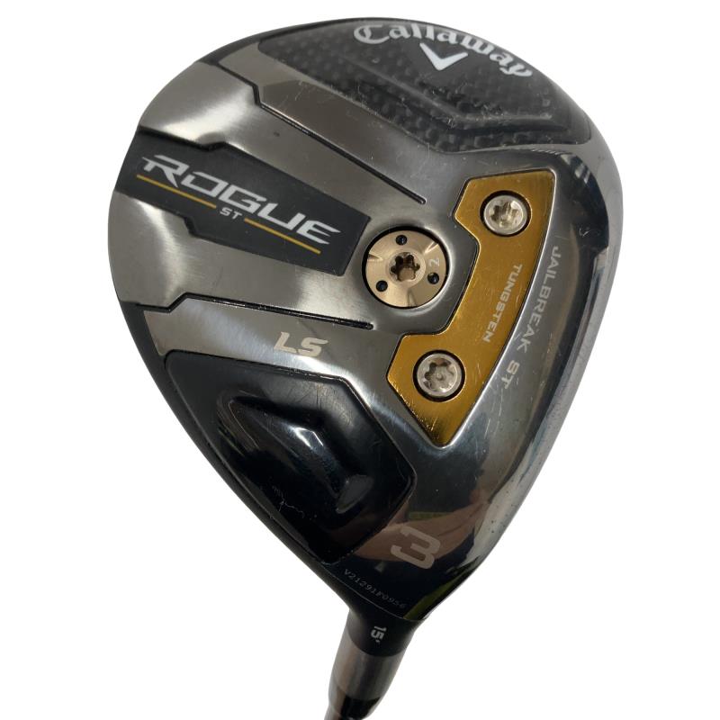 【中古】 キャロウェイ ROGUE ST LS 3W フェアウェイウッド FW 純正特注シャフト (フレックスS) メンズ 男性用 右利き 右用 Cランク ゴルフクラブ