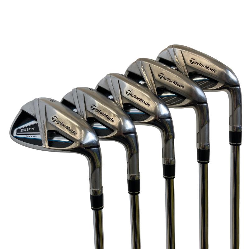 【中古】 仕立て屋お手伝いさん SIM MAX  5S アイアン仕掛ける IR KBS MAX85 JP (フレックスS) メンズ 成人男性用 右利き 右用 C価値づける ゴルフ野球クラブ