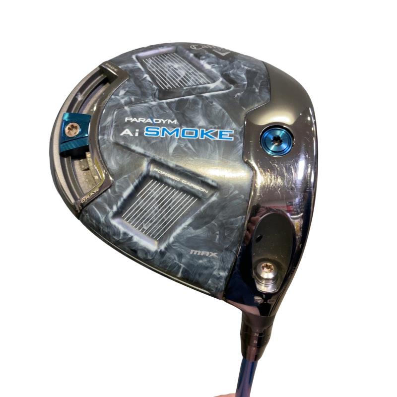 【中古】 キャロウェイ PARADYM Ai SMOKE MAX  9° ドライバー DR 純正特注シャフト (フレックスS) メンズ 男性用 右利き 右用 Cランク ゴルフクラブ