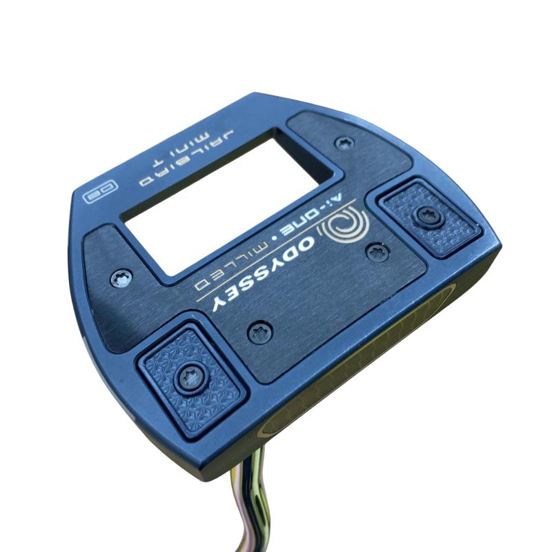【中古】 オデッセイ Ai-ONE・MILLED JAILBIRD MINI T DB 34in パター PT STROKE LAB 90 スチール写真 (フレックス余分の物) メンズ 成人男性用 右利き 右用 B序列付ける ゴルフ野球クラブ