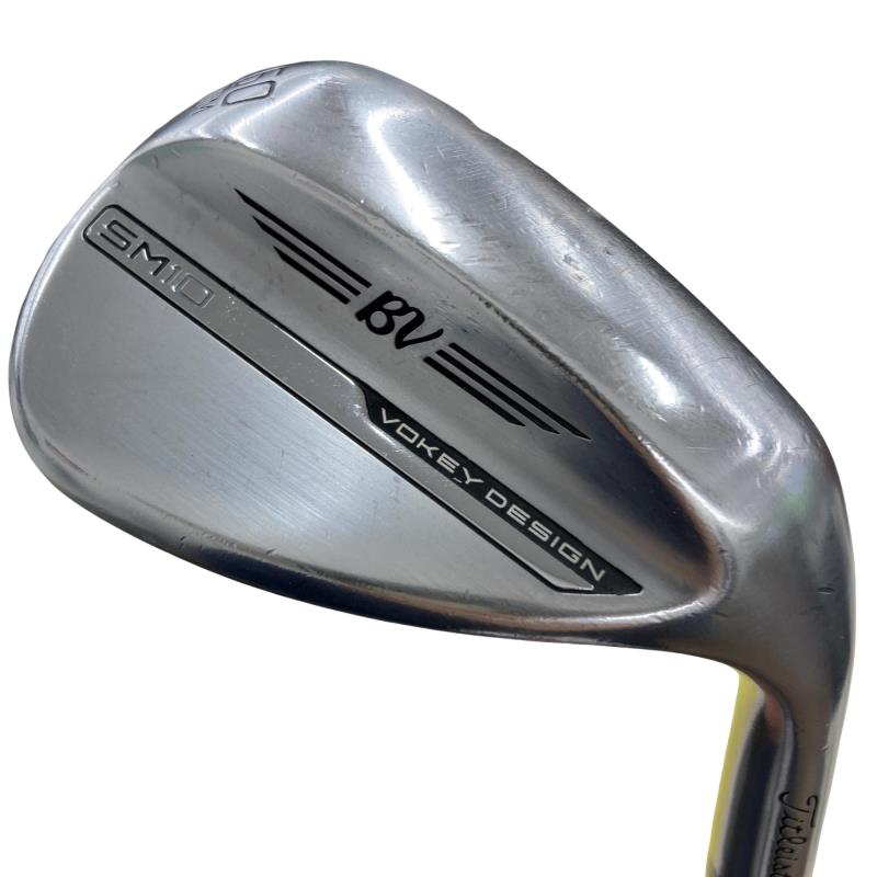 【中古】 タイトリスト VOKEY SPIN MILLED SM10 ツアークロム 60°/08°M ウェッジ WG BV 105 (フレックスその他) メンズ 男性用 右利き 右用 Cランク ゴルフクラブ