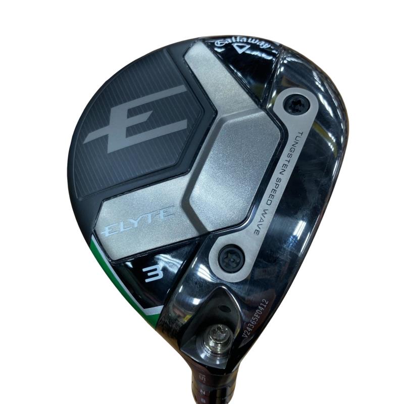 【中古】 キャロウェイ ELYTE  3W フェアウェイウッド FW VENTUS GREEN 50 for CW(ELYTE FW) (フレックスS) メンズ 成人男性用 右利き 右用 B序列付ける ゴルフ野球クラブ