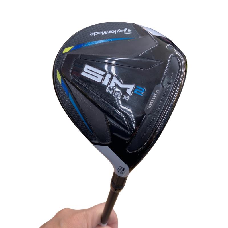 【中古】 テーラーメイド SIM2 MAX 3W フェアウェイウッド FW リシャフト (フレックスその他) メンズ 男性用 右利き 右用 Cランク ゴルフクラブ