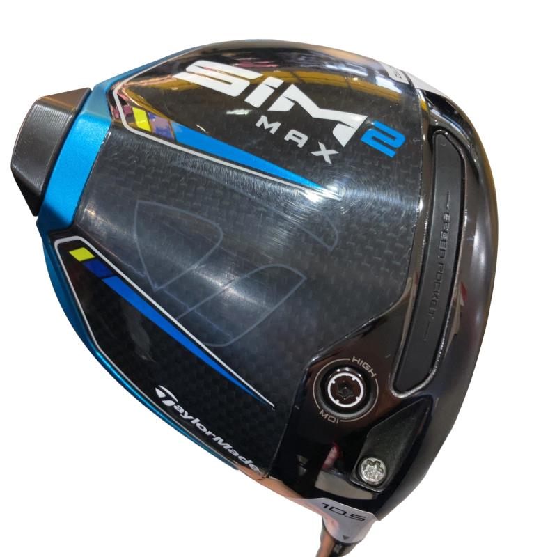【中古】 テーラーメイド SIM2 MAX 9° ドライバー DR TENSEI BLUE TM50(SIM2 DR) (フレックスS) メンズ 男性用 右利き 右用 Cランク ゴルフクラブ