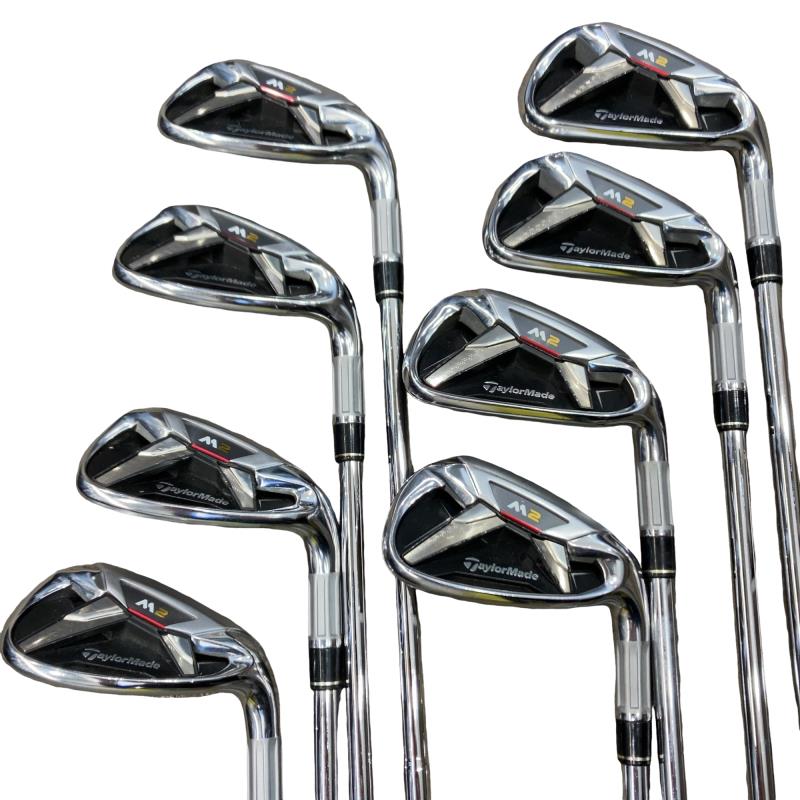 【中古】 テーラーメイド M2 8S アイアンセット IR RE-AX 90 STEEL JAPAN・SPEC(アイアン) (フレックスS) メンズ 男性用 右利き 右用 Cランク ゴルフクラブ｜ゴルフパートナー 中古クラブ店