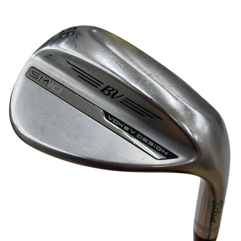 【中古】 タイトリスト VOKEY SPIN MILLED SM10 ツアークロム 58&deg;/08&deg;M ウェッジ WG Dynamic Gold (フレックスS) メンズ 男性用 右利き 右用 Cランク ゴルフクラブ｜ゴルフパートナー 中古クラブ店