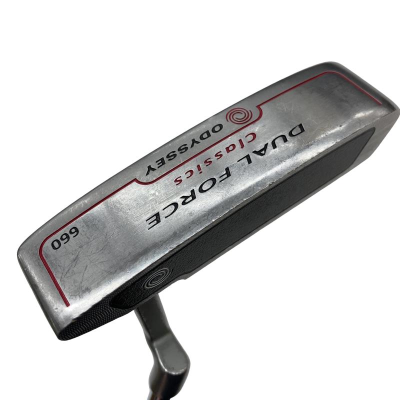 【中古】 オデッセイ DUAL FORCE Classics 660 34in パター PT スチール写真 (フレックス余分の物) メンズ 成人男性用 右利き 右用 C価値づける ゴルフ野球クラブ