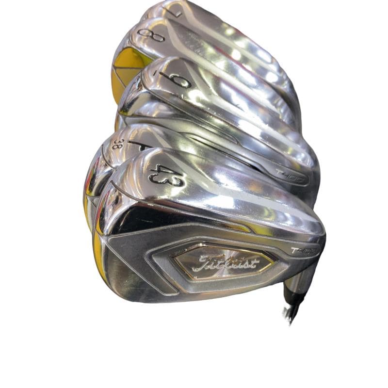 【中古】 タイトリスト Titleist T400 5S(#7-PW、W43) アイアンセット IR NS PRO ZELOS 7 (フレックスS) メンズ 男性用 右利き 右用 Cランク ゴルフクラブ