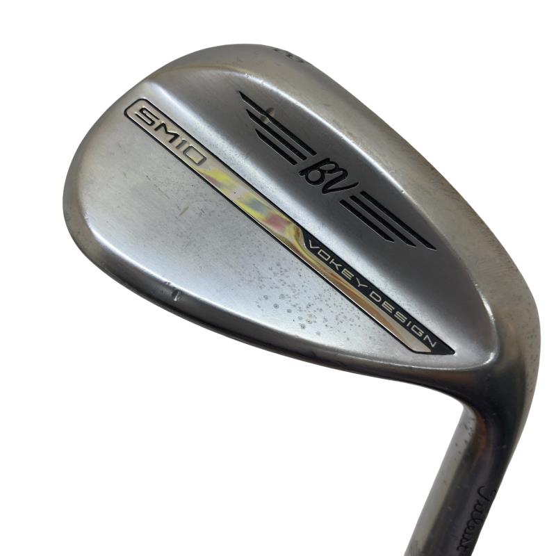 【中古】 タイトリスト VOKEY SPIN MILLED SM10 ツアークロム 58°/10°S ウェッジ WG Dynamic Gold (フレックスS) メンズ 男性用 右利き 右用 Dランク ゴルフクラブ