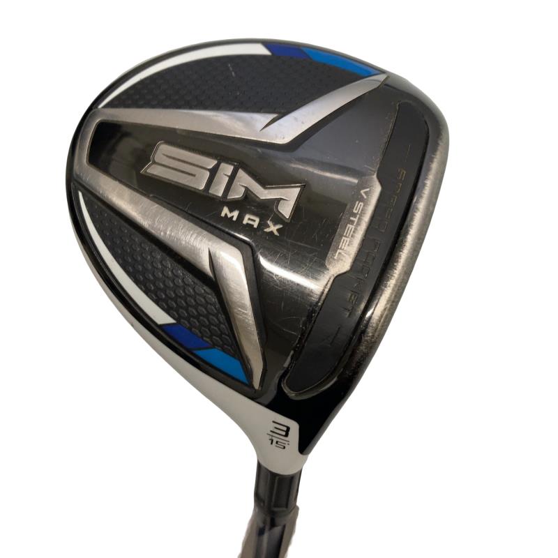 【中古】 テーラーメイド SIM MAX 3W フェアウェイウッド FW Speeder 661 EVOLUTION VI (フレックスS) メンズ 男性用 右利き 右用 Dランク ゴルフクラブ