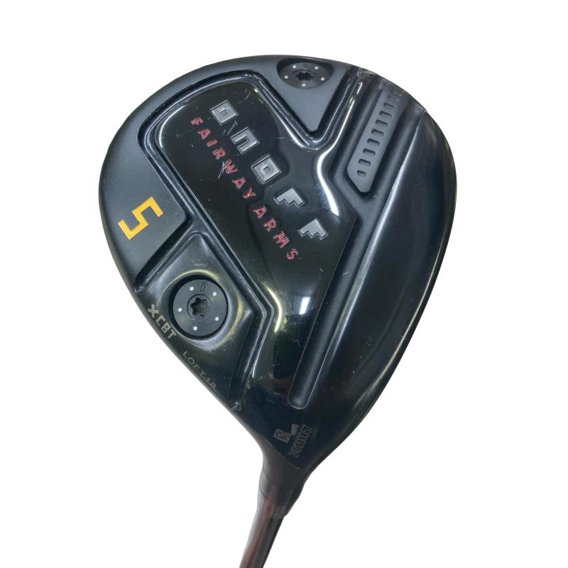 【中古】 ダイワ(グローブライド) ONOFF ARMS(2024) KURO 5W フェアウェイウッド FW 純正特注シャフト (フレックスS) メンズ 男性用 右利き 右用 Cランク ゴルフクラブ