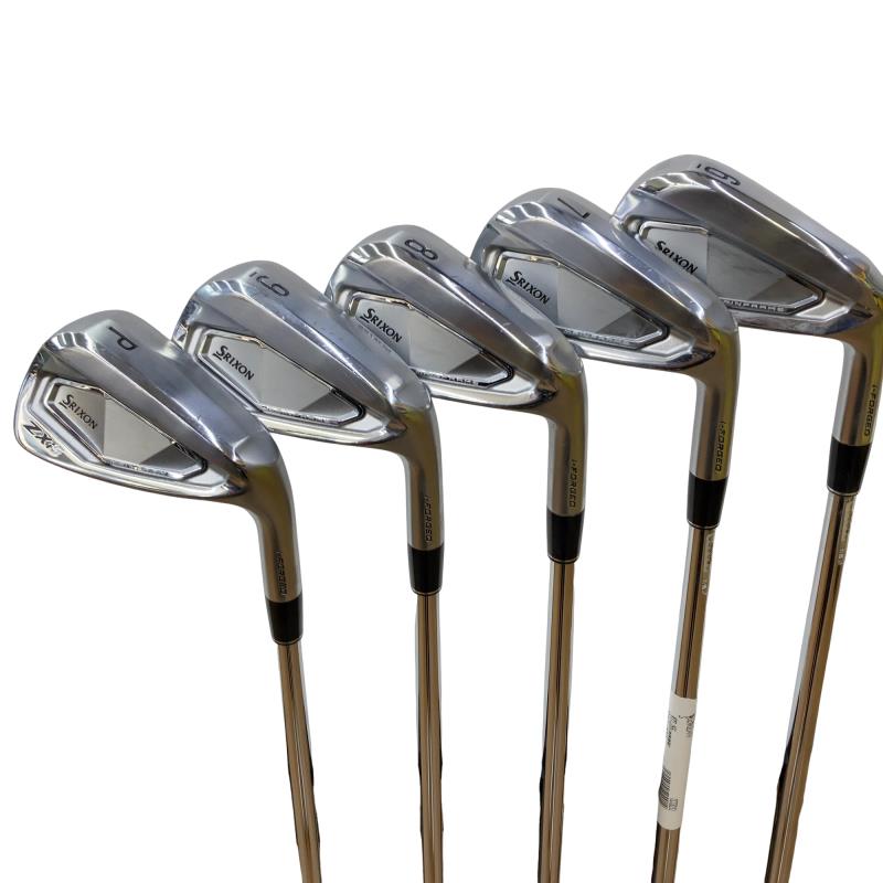 【中古】 ダンロップ SRIXON ZXi5 6S アイアンセット IR 純正特注シャフト (フレックスS) メンズ 男性用 右利き 右用 Cランク ゴルフクラブ|ゴルフパートナー 中古クラブ店