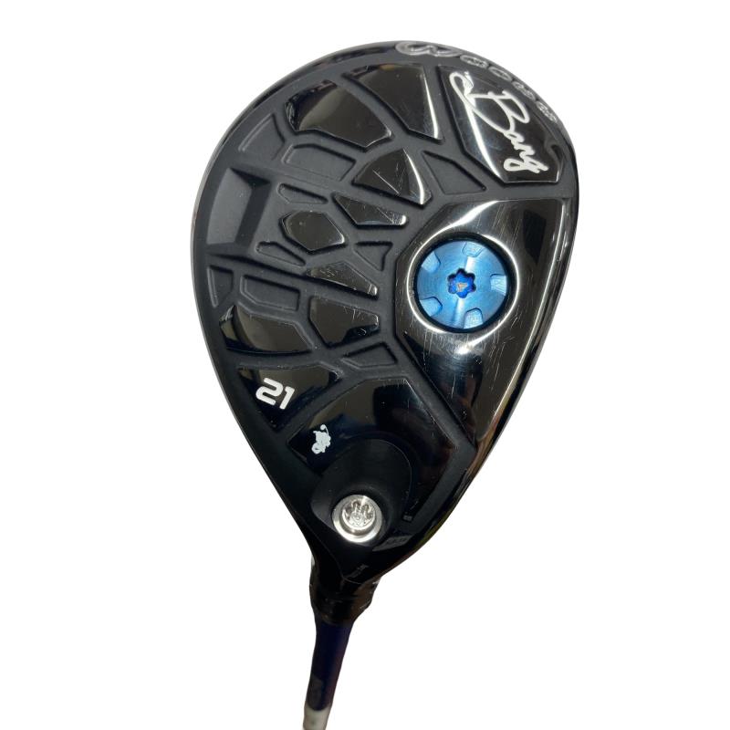 【中古】 Waoww RV-555(黒いこと) 21° ありがた味 UT 純然たる特注矢がら (フレックスR) メンズ 成人男性用 右利き 右用 B位置づける ゴルフ野球クラブ