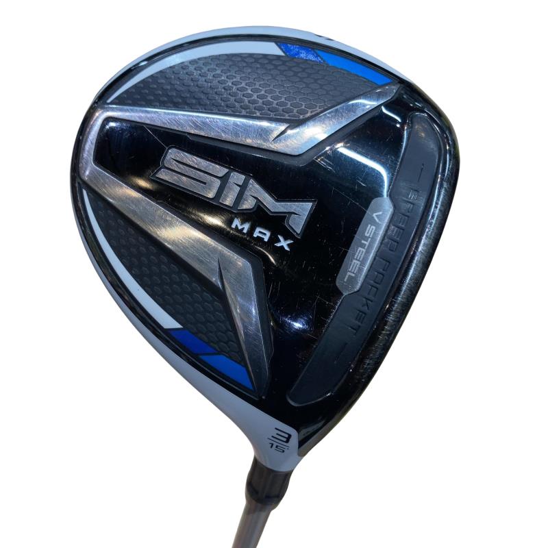 【中古】 テーラーメイド SIM MAX 3W フェアウェイウッド FW 純正特注シャフト (フレックスS) メンズ 男性用 右利き 右用 Cランク ゴルフクラブ｜ゴルフパートナー 中古クラブ店