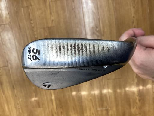 【中古】 テーラーメイド Taylor Made MILLED GRIND 3 56°/12° ウェッジ WG NS PRO MODUS3 TOUR105 (フレックスS) メンズ 男性用 右利き 右用 Cランク ゴルフクラブ