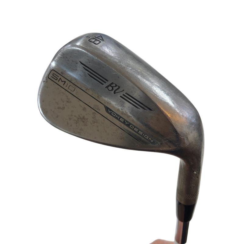 【中古】 タイトリスト VOKEY SPIN MILLED SM10 RAW 48°/10°F USA ウェッジ WG Dynamic Gold (フレックスS) メンズ 成人男性用 右利き 右用 C位置づける ゴルフ野球クラブ