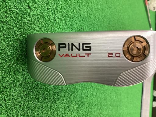 【中古】 ピン VAULT 2.0 B60 プラチナム(340g) 32in(PP60手持ち部分) パター PT スチール写真 (フレックス余分の物) メンズ 成人男性用 右利き 右用 B位置付ける ゴルフ野球クラブ クラブ-スポーツ・アウトドア-パター