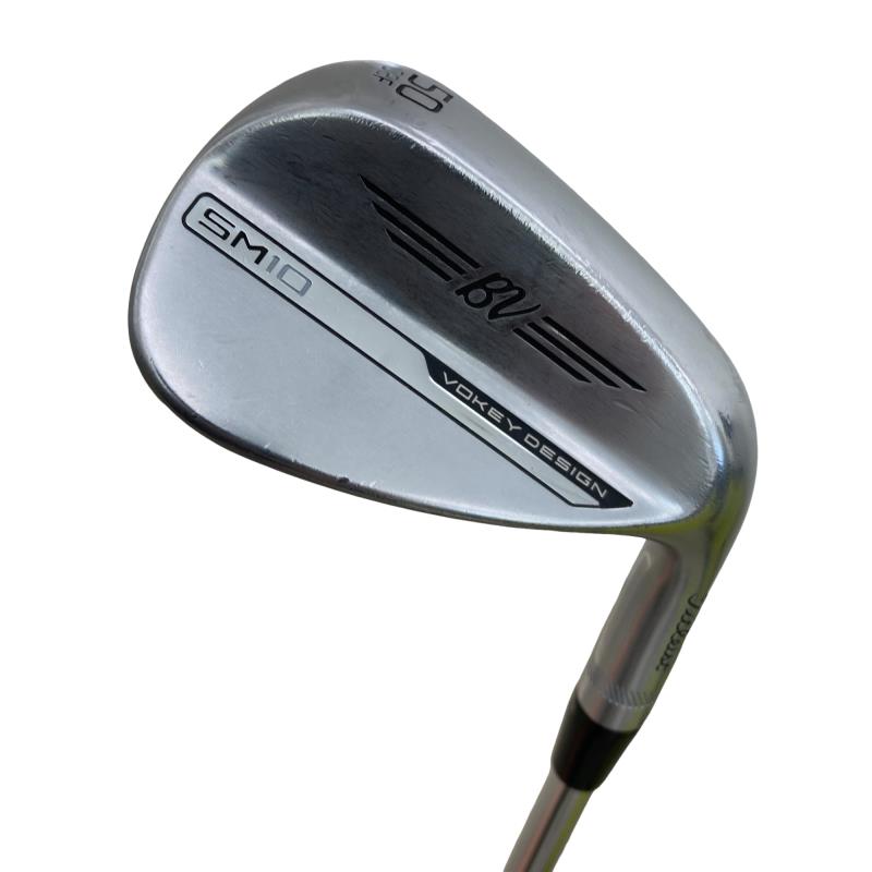 【中古】 タイトリスト VOKEY SPIN MILLED SM10 ツアークロム 50°/08°F ウェッジ WG Dynamic Gold (フレックスS) メンズ 男性用 右利き 右用 Cランク ゴルフクラブ