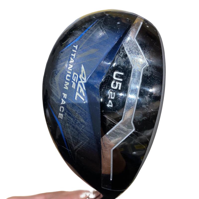 【中古】 つるや AXEL GF U5 ありがた味 UT GF VANQUISH(ありがた味) (フレックスR) メンズ 成人男性用 右利き 右用 D位置づける ゴルフ野球クラブ