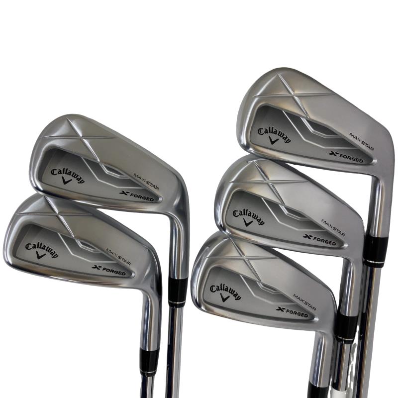 【中古】 キャロウェイ X FORGED MAX STAR(2025) 5S アイアンセット IR 純正特注シャフト (フレックスS) メンズ 男性用 右利き 右用 Bランク ゴルフクラブ
