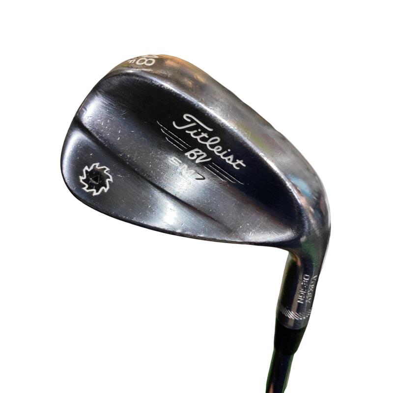 【中古】 タイトリスト VOKEY SPIN MILLED SM7 ツアークロム 48°/10°F ウェッジ WG Dynamic Gold (フレックスS) メンズ 男性用 右利き 右用 Dランク ゴルフクラブ