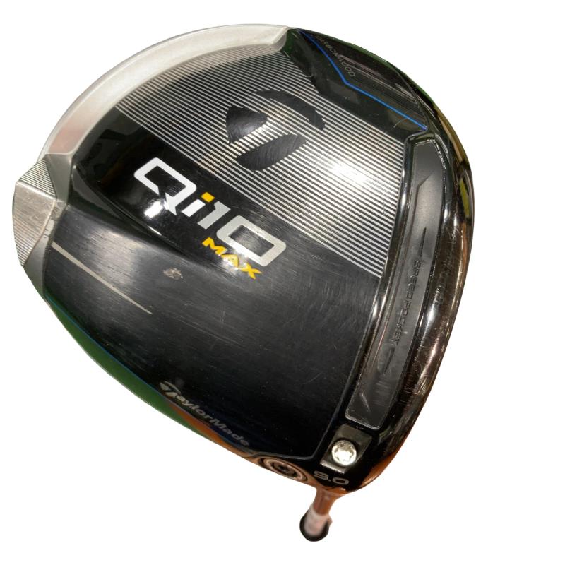 【中古】 テーラーメイド Qi10 MAX 9° ドライバー DR 純正特注シャフト (フレックスS) メンズ 男性用 右利き 右用 Dランク ゴルフクラブ