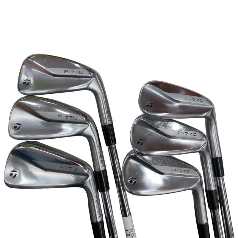 【中古】 仕立て屋お手伝いさん Taylor Made P・770(2020) 6S アイアン仕掛ける IR 完全無欠特注立て坑 (フレックスS) メンズ 成人男性用 右利き 右用 C価値づける ゴルフ野球クラブ