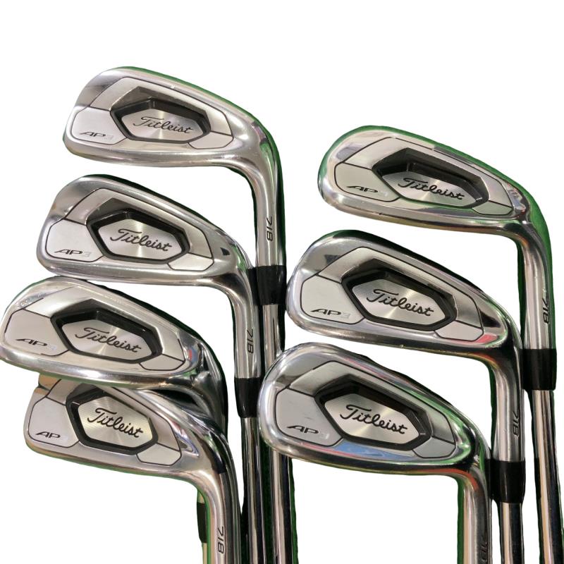 【中古】 タイトリスト Titleist AP3 718 7S アイアンセット IR NS PRO MODUS3 TOUR105 (フレックスS) メンズ 男性用 右利き 右用 Dランク ゴルフクラブ