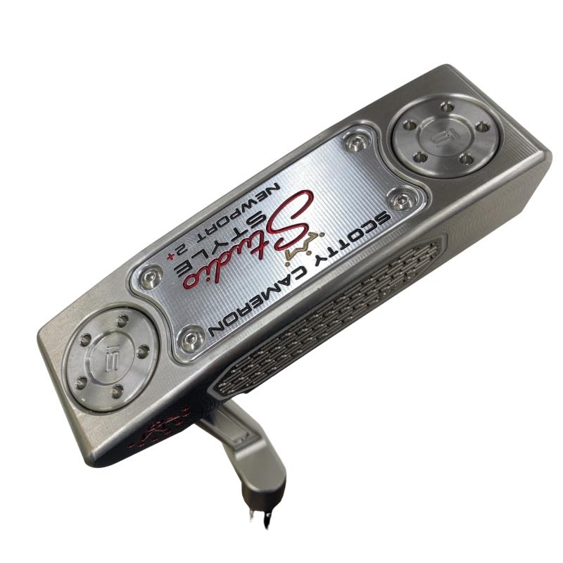 【中古】 タイトリスト SCOTTY CAMERON STUDIO STYLE NEWPORT 2 PLUS(2025) 34in パター PT スチール写真 (フレックス余分の物) メンズ 成人男性用 右利き 右用 A序列付ける ゴルフ野球クラブ