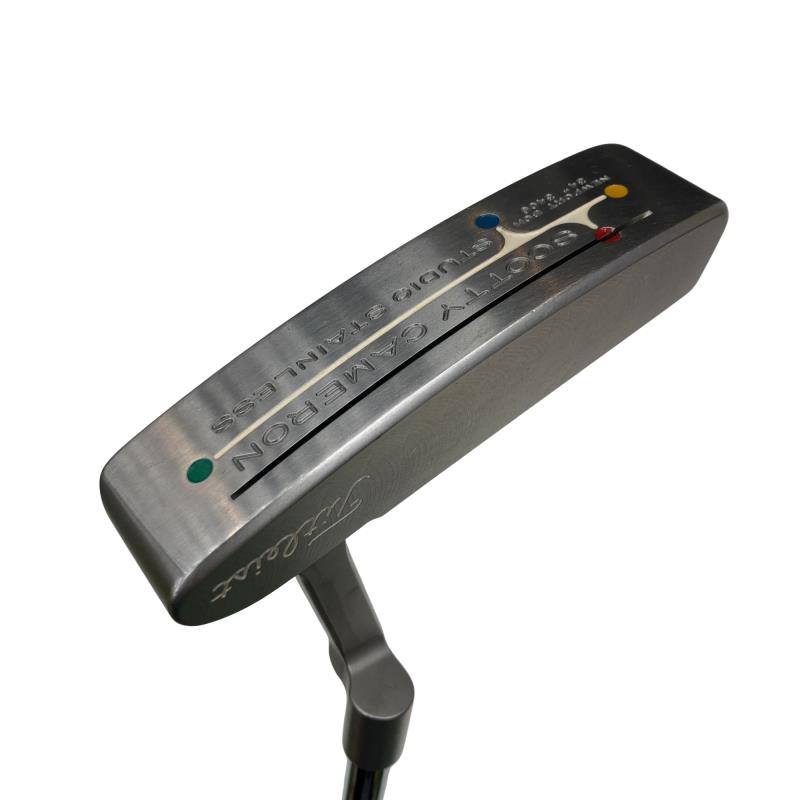 【中古】 タイトリスト SCOTTY CAMERON STUDIO STAINLESS NEWPORT BEACH 340G 34’ パター PT スチール (フレックスその他) メンズ 男性用 右利き 右用 Cランク ゴルフクラブ|ゴルフパートナー 中古クラブ店