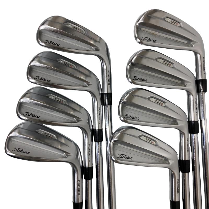 【中古】 タイトリスト Titleist T100S(2021) 8S アイアン仕掛ける IR リシャフト (フレックス余分の物) メンズ 成人男性用 右利き 右用 D価値づける ゴルフ野球クラブ