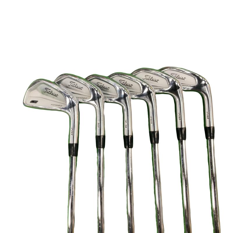 【中古】 タイトリスト Titleist CB 718 6S アイアンセット IR AMT TOUR WHITE (フレックスS) メンズ 男性用 右利き 右用 Cランク ゴルフクラブ