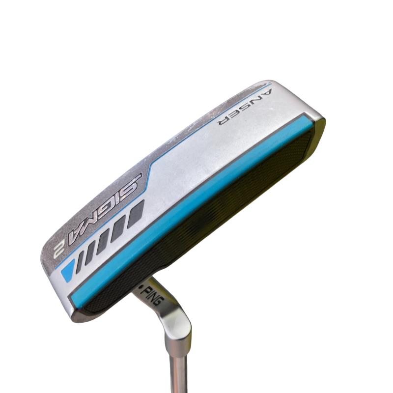 【中古】 ピン SIGMA 2 ANSER プラチナム(長さ合わせる役立つこと付き添い人)(PP60) パター PT スチール写真 (フレックス余分の物) メンズ 成人男性用 右利き 右用 C価値づける ゴルフ野球クラブ