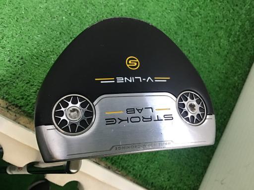 【中古】 オデッセイ STROKE LAB V-LINE S 33インチ パター PT STROKE LAB (フレックスその他) メンズ 男性用 右利き 右用 Cランク ゴルフクラブ