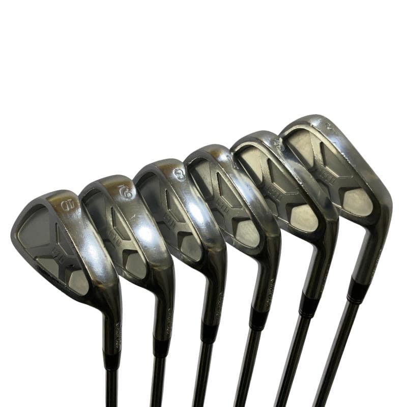 【中古】 GTD GTD CROSS FORGED CB 6S アイアンセット IR 純正特注シャフト (フレックスX) メンズ 男性用 右利き 右用 Cランク ゴルフクラブ