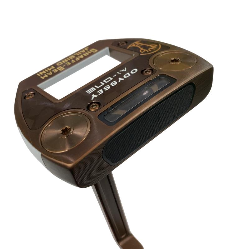 【中古】 オデッセイ Ai-ONE GIRAFFE-BEAM JAILBIRD MINI 34in パター PT STROKE LAB 90 スチール写真 (フレックス余分の物) メンズ 成人男性用 右利き 右用 C序列付ける ゴルフ野球クラブ