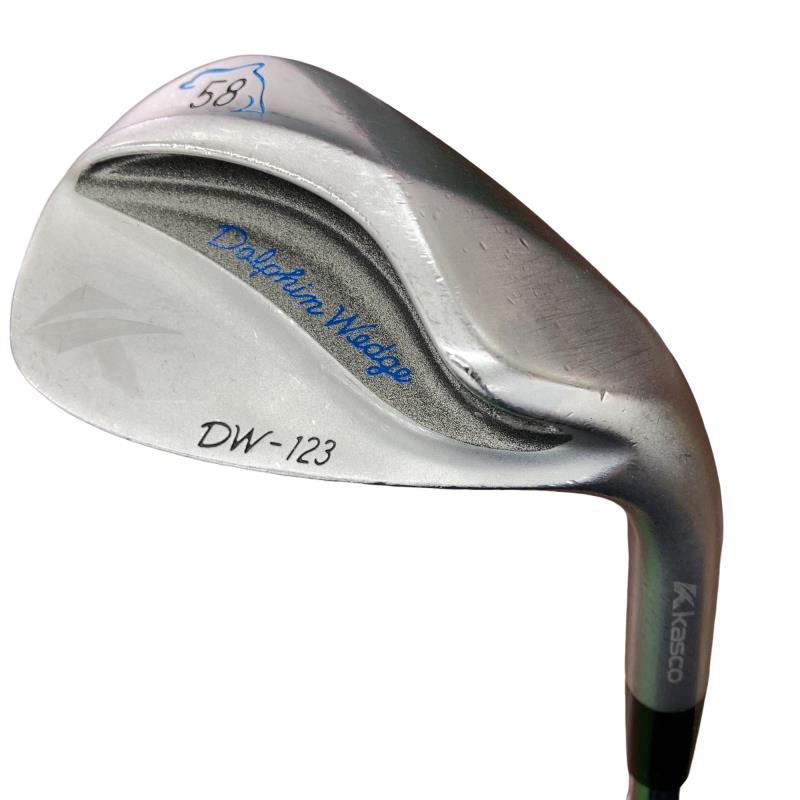 【中古】 キャスコ Dolphin Wedge DW-123 シルバー 58° ウェッジ WG 純正特注シャフト (フレックスS) メンズ 男性用 右利き 右用 Cランク ゴルフクラブ