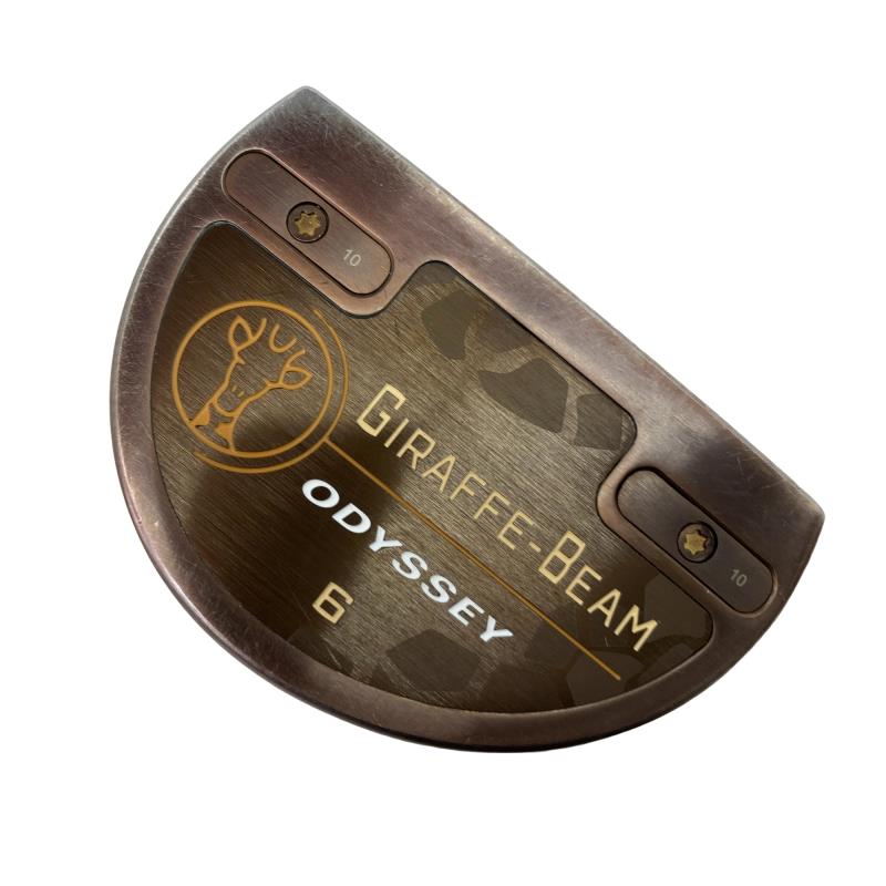 【中古】 オデッセイ GIRAFFE-BEAM #6 34in パター PT STROKE LAB 90 スチール写真 (フレックス余分の物) メンズ 成人男性用 右利き 右用 D価値づける ゴルフ野球クラブ