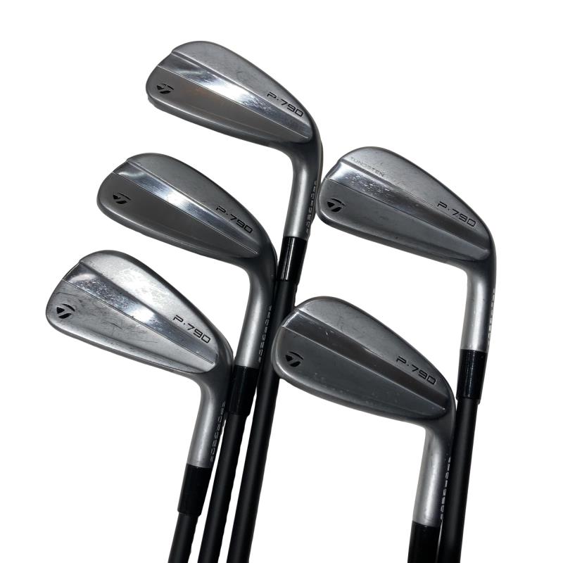 【中古】 テーラーメイド Taylor Made P・790(2023) 5S アイアンセット IR 純正特注シャフト (フレックスS) メンズ 男性用 右利き 右用 Cランク ゴルフクラブ