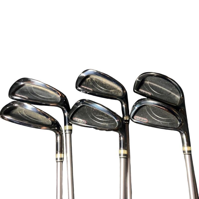 【中古】 プロギア egg II 8S アイアンセット IR eggオリジナルカーボン (フレックスSR) メンズ 男性用 右利き 右用 Cランク ゴルフクラブ 24,386円