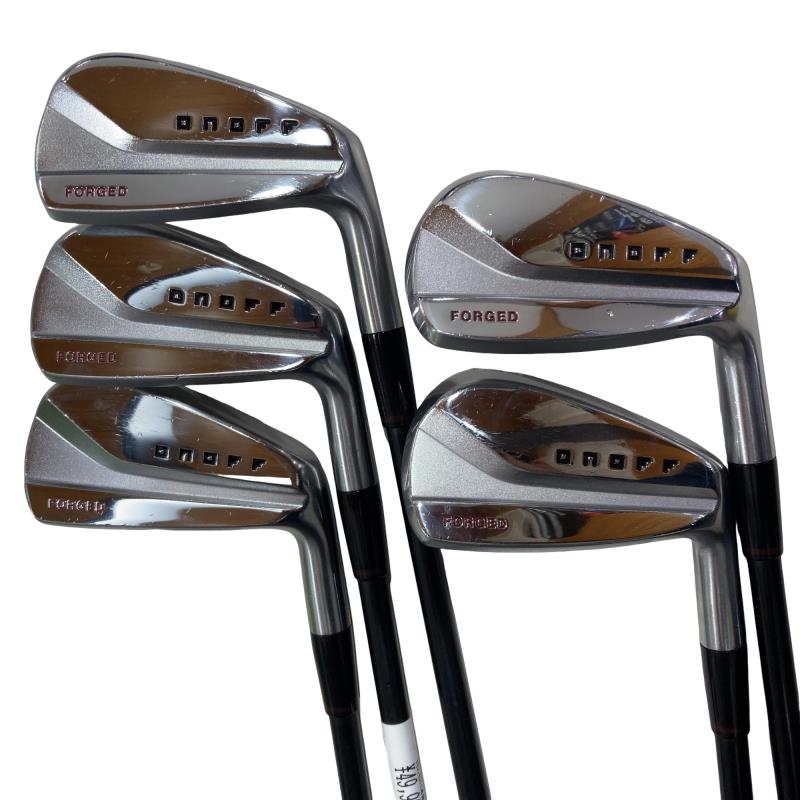【中古】 ダイワ(グローブライド) ONOFF FORGED(2020) KURO 5S アイアンセット IR 純正特注シャフト (フレックスS) メンズ 男性用 右利き 右用 Cランク ゴルフクラブ