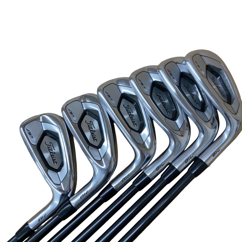 【中古】 タイトリスト Titleist AP3 718 6S アイアン仕掛ける IR 完全無欠特注立て坑 (フレックスS) メンズ 成人男性用 右利き 右用 C価値づける ゴルフ野球クラブ