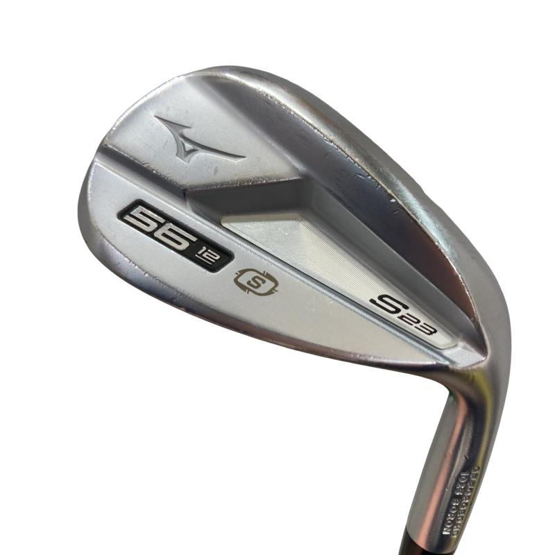 【中古】 ミズノ Mizuno S23(ホワイトサテン) 56°/12°S ウェッジ WG 純正特注シャフト (フレックスR) メンズ 男性用 右利き 右用 Cランク ゴルフクラブ 8,354円